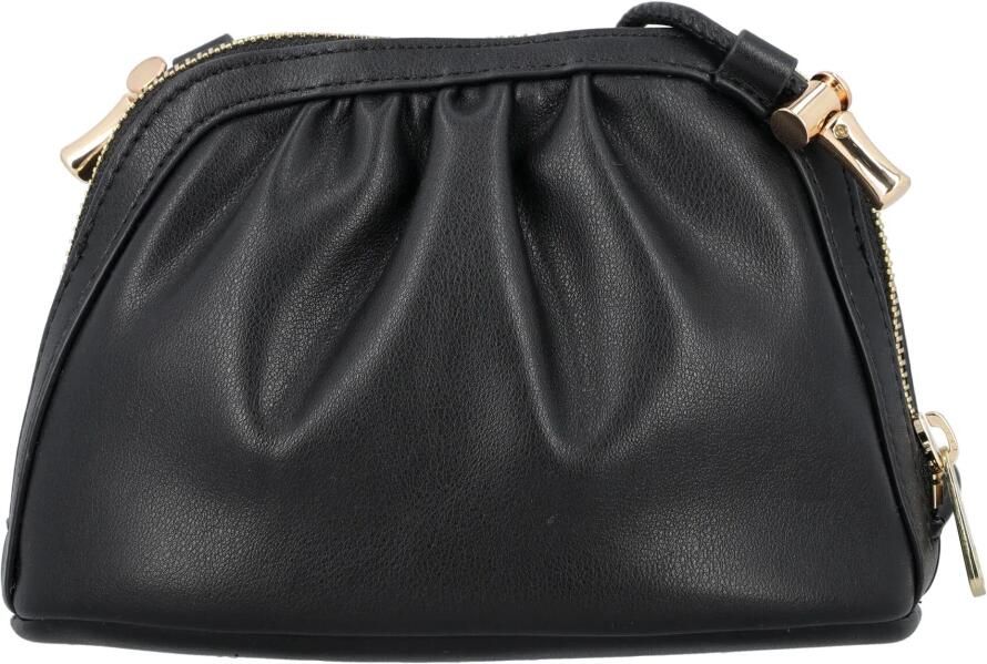 A.p.c. Zwarte Crossbody Tas met Trekkoord en Gerimpeld Detail Black Dames - Foto 4