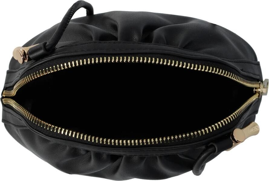 A.p.c. Zwarte Crossbody Tas met Trekkoord en Gerimpeld Detail Black Dames - Foto 5