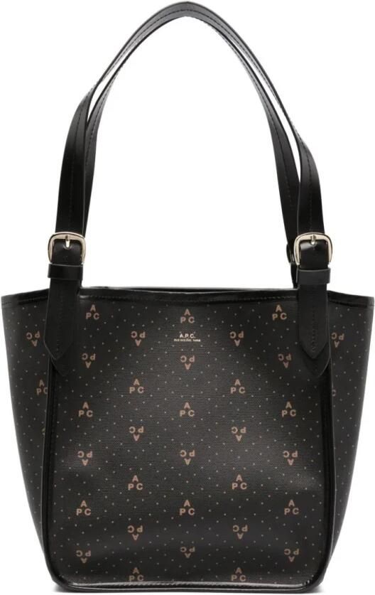 A.P.C. Crossbody bags Cabas Poppy Small Tote Bag in zwart - Foto 5