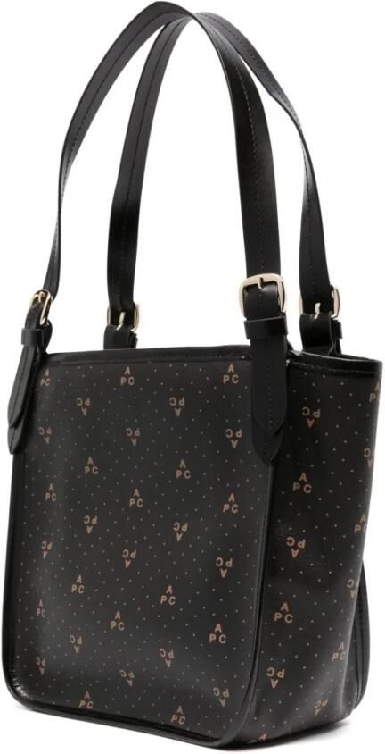 A.P.C. Crossbody bags Cabas Poppy Small Tote Bag in zwart - Foto 6