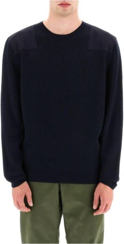 A.p.c. Apc 'Roni' Wool Sweater Blauw Heren