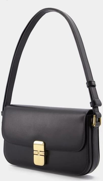 A.p.c. Zwarte Grace Baguette Schoudertas Black Dames - Foto 5