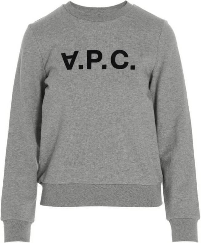 A.p.c. Apc Women Sweatshirt Grijs Dames