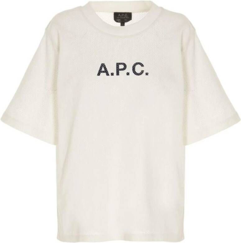 A.p.c. Apc Women's T-Shirt Wit Dames