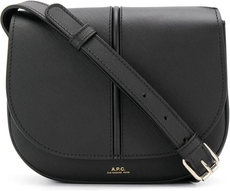 A.p.c. Zwarte kalfsleren Betty schoudertas Black Dames - Foto 2