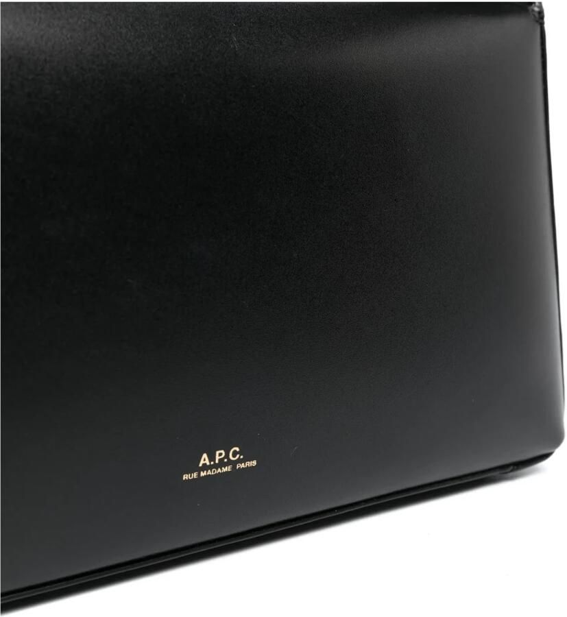 A.p.c. Zwarte leren Virginie Baguette schoudertas Black Dames - Foto 2