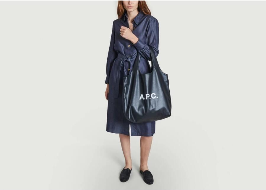 A.p.c. Stijlvolle schoudertas met brede handvatten Black Dames - Foto 4