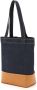 A.p.c. Indigo Blauw en Bruin Axel Tote Tas Brown - Thumbnail 11