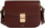 A.p.c. Kleine Grace Tas Bruin Leer Voor Sluiting Brown Dames - Thumbnail 1