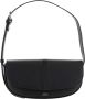 A.p.c. Zwarte Leren Schoudertas met Logo Print Black Dames - Thumbnail 7