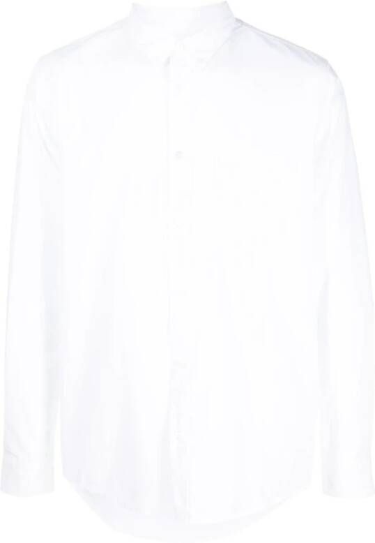 A.p.c. Witte Katoenen Overhemd met Amerikaanse Kraag White Heren