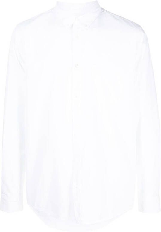 A.p.c. Witte Katoenen Overhemd met Amerikaanse Kraag White Heren