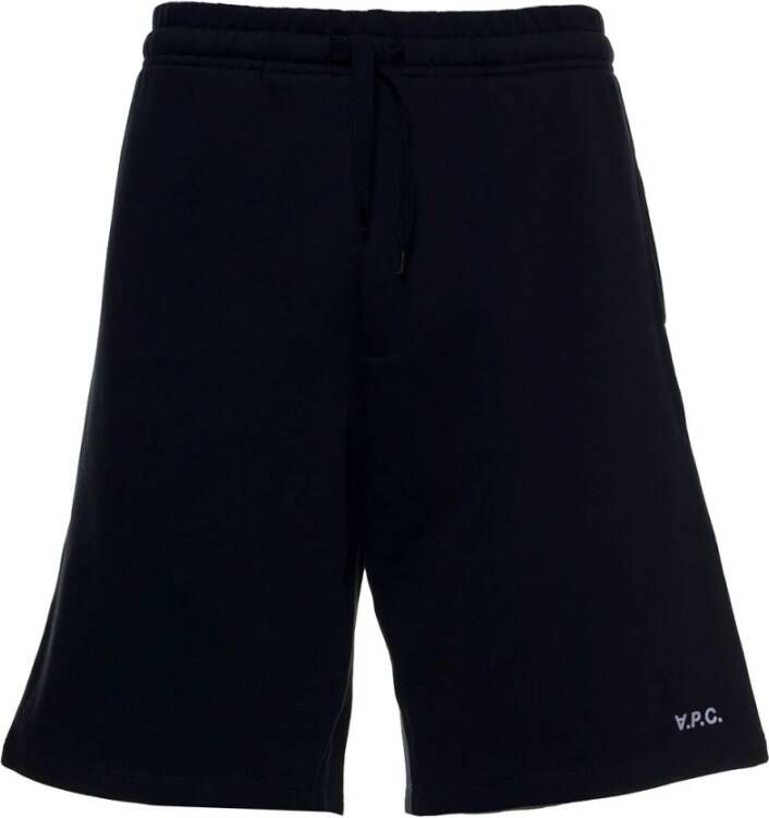 A.p.c. Casual korte broek Blauw Heren