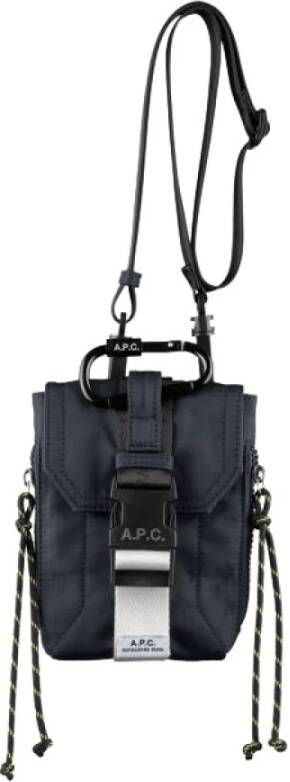 A.p.c. Nachtblauwe Trek Schoudertas Blue Heren