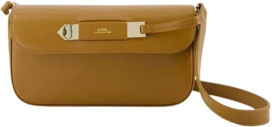 A.P.C. Hobo bags Charlotte Hobo Bag Leather Brown in bruin