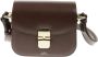 A.p.c. Grace Mini Leren Tas Brown Dames - Thumbnail 1