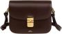 A.p.c. Kleine Grace Tas Bruin Leer Voor Sluiting Brown Dames - Thumbnail 4