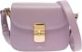 A.p.c. Lavendel Leren Mini Tas met Verstelbare Schouderband Purple Dames - Thumbnail 3