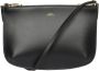 A.p.c. Zwarte leren schoudertas Black Dames - Thumbnail 11