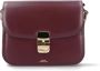 A.p.c. Chique Vintage Geïnspireerde Leren Mini Tas Red Dames - Thumbnail 3