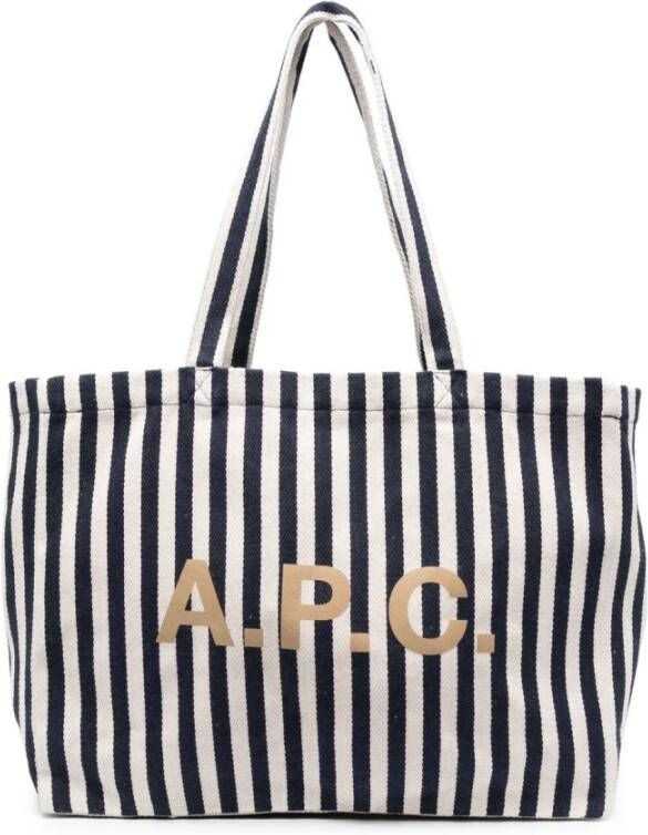 A.p.c. & Bags Handbag Blue Ss23 Blauw