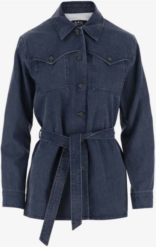 A.p.c. Denim Jack Blue Dames