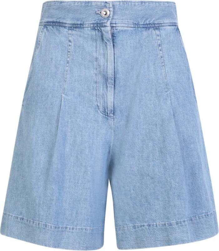 A.p.c. Elegante Blauwe Shorts voor Dames Blauw Dames