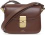 A.p.c. Klassieke Hazelnoot Leren Hobo Tas Brown Dames - Thumbnail 1