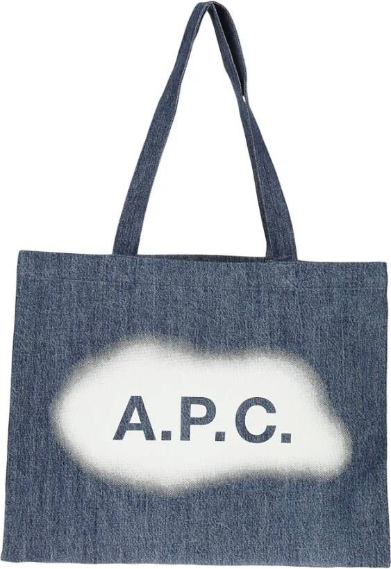 A.p.c. Handbags Blauw Heren