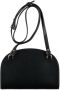 A.p.c. Zwarte kalfsleren Demi Lune crossbody tas Black Dames - Thumbnail 15