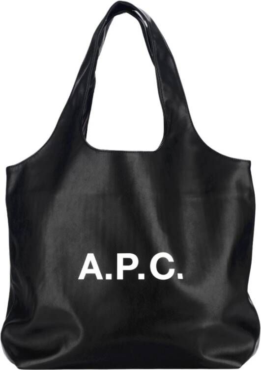 A.p.c. Stijlvolle schoudertas met brede handvatten Black Dames - Foto 10