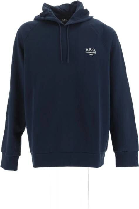 A.p.c. Oscar Hoodie Blue Heren