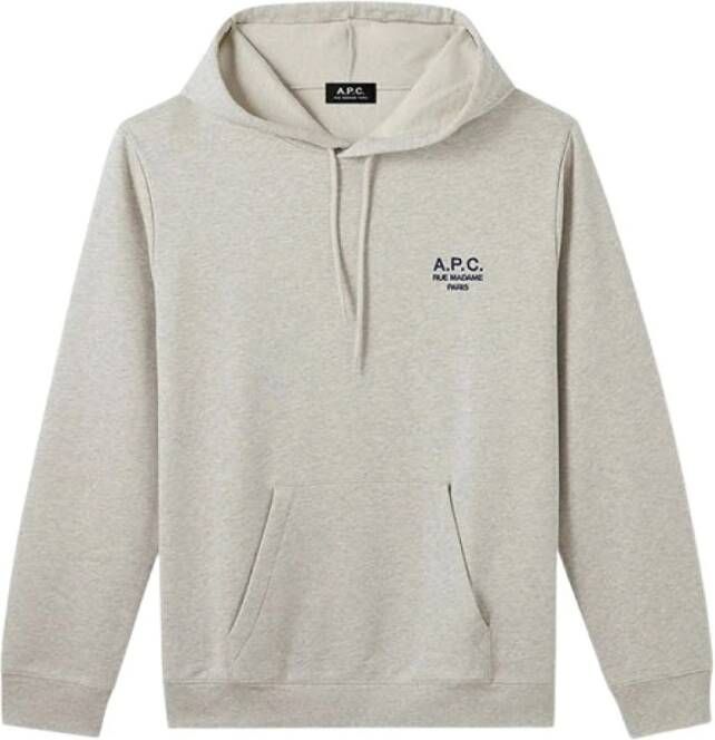 A.p.c. Grijze Katoenen Sweatshirt voor Mannen Gray Heren