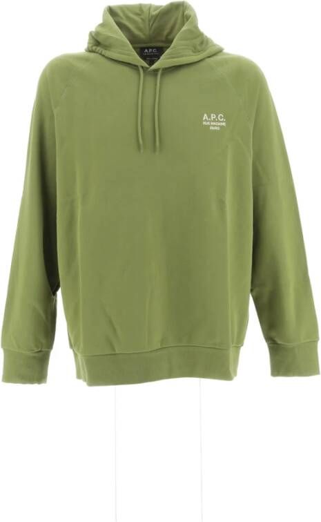 A.p.c. Oscar Hoodie Green Heren
