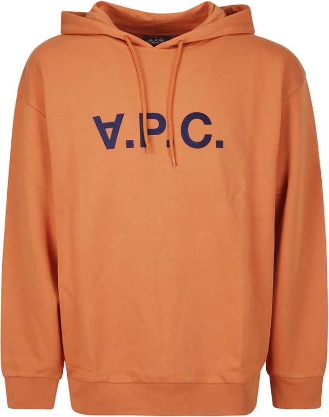 A.p.c. Sweatshirt Orange Heren