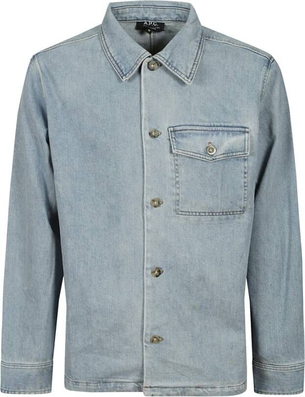 A.p.c. Jackets Blauw Heren