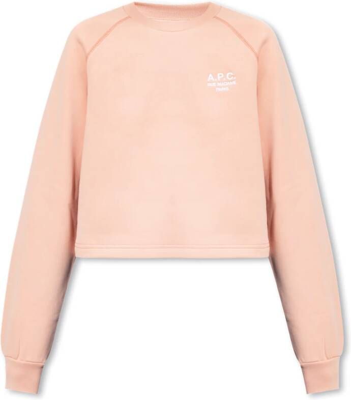 A.p.c. Oona sweatshirt Roze Dames