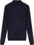 A.p.c. Klassieke Wol Polo Sweater Blauw Heren - Thumbnail 3
