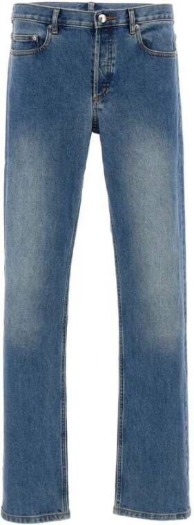 A.p.c. Rechte spijkerbroek Blauw Unisex
