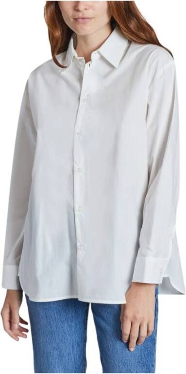 A.p.c. Witte Overhemd met Wijdvallende Achterkant White Dames