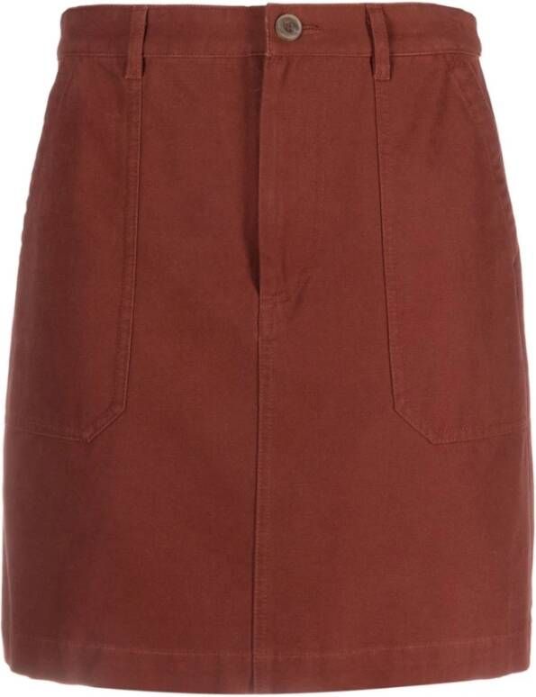 A.p.c. Short Skirts Bruin Dames