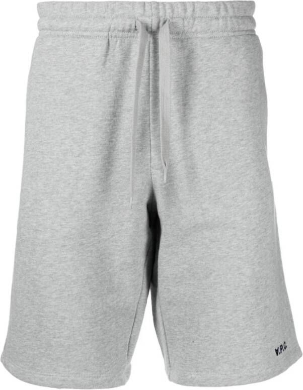 A.p.c. Shorts Grey Grijs Heren