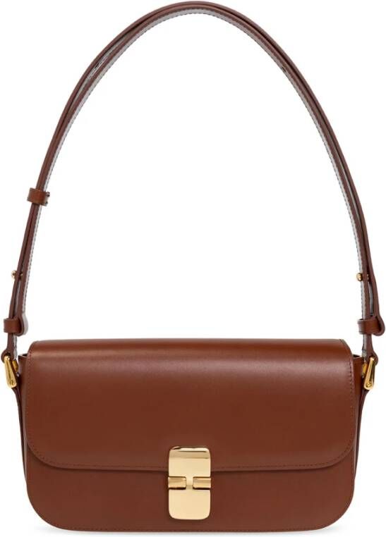 A.p.c. Shoulder Bag Bruin Dames