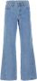 A.p.c. Wijde katoenen jeans met ritssluiting en knoopsluiting Blauw Dames - Thumbnail 5