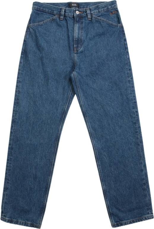 A.p.c. Straight Jeans Blauw Heren