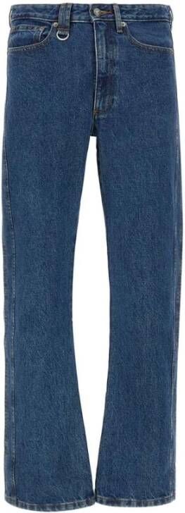 A.p.c. Medium Denim Jeans met 5 Zakken Blue Heren