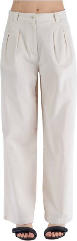 A.p.c. Straight Trousers Beige Dames