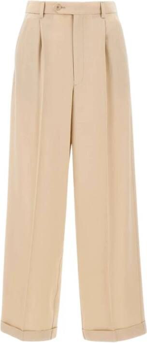 A.p.c. Straight Trousers Beige Dames