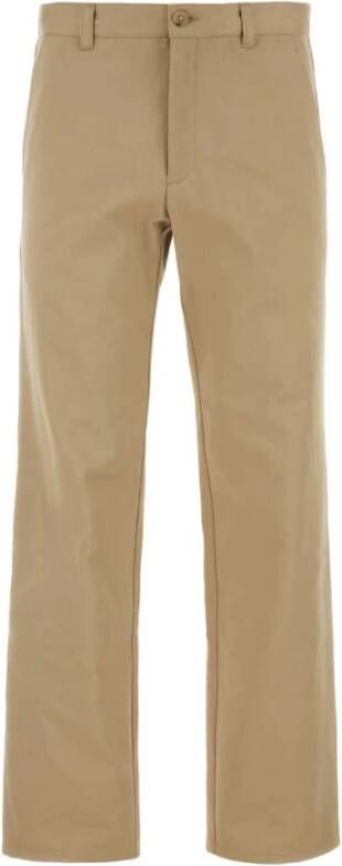 A.p.c. Straight Trousers Brown Heren