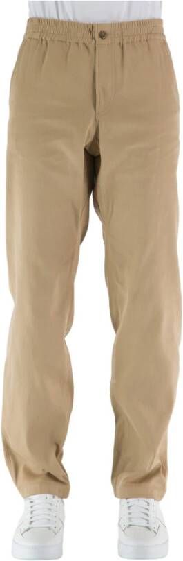 A.p.c. Straight Trousers Beige Heren